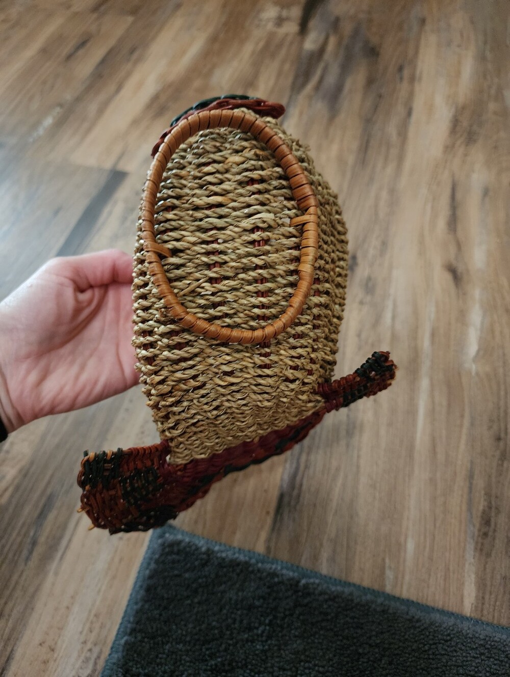Vintage Turkey Wicker Basket - Picture 4 of 7